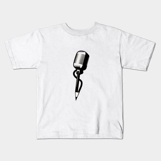 Write About Now Miconic Kids T-Shirt by KidFinesse